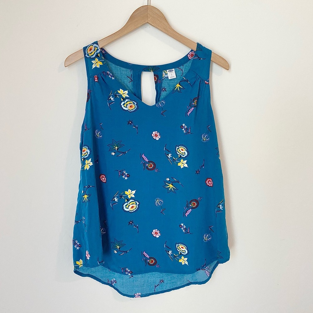 Floral V Neck Blouse